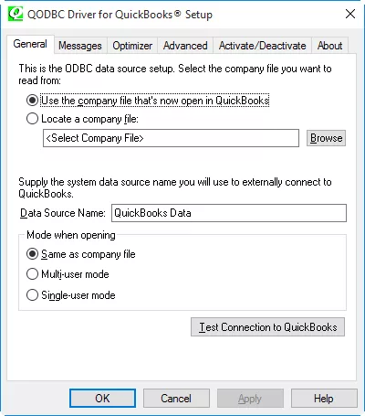 QuickBooks Enterprise ODBC Driver QuickBooks Enterprise ODBC Driver