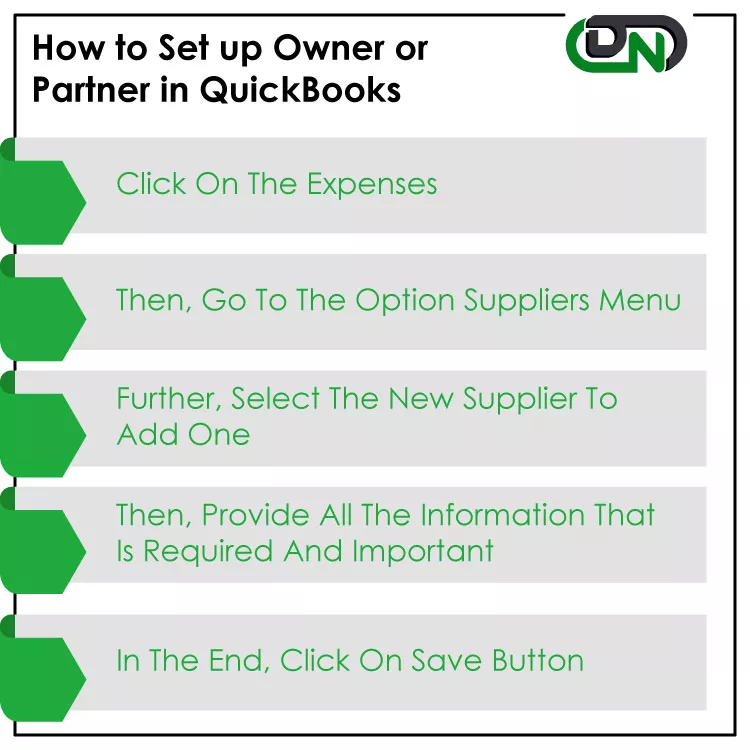 Set Up an Owner or Partner in QuickBooks Set Up an Owner or Partner in QuickBooks