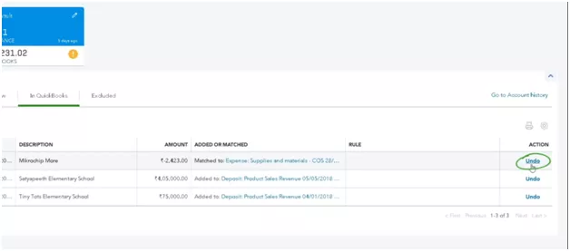 Unmatch a Transaction in QuickBooks Online 7 Unmatch a Transaction in QuickBooks Online 7