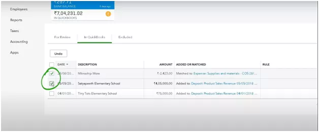 Unmatch a Transaction in QuickBooks Online 8 Unmatch a Transaction in QuickBooks Online 8