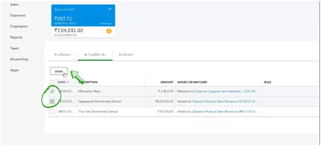 Unmatch a Transaction in QuickBooks Online 9 Unmatch a Transaction in QuickBooks Online 9