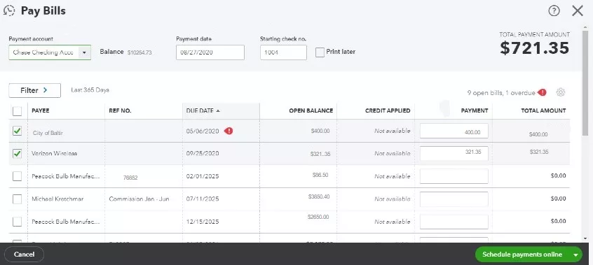 Enter the Bill Information & Select Bills Enter the Bill Information & Select Bills