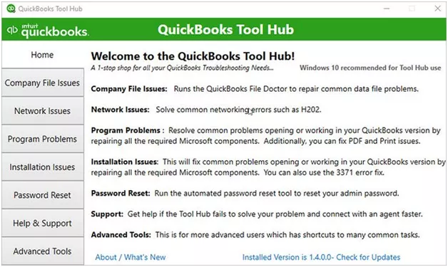 QuickBooks Tool Hub