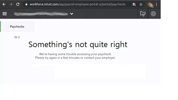 View My Paycheck Not Working Problem Screenshots