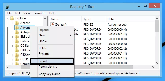 A dialogue box for Permissions appear on the Window